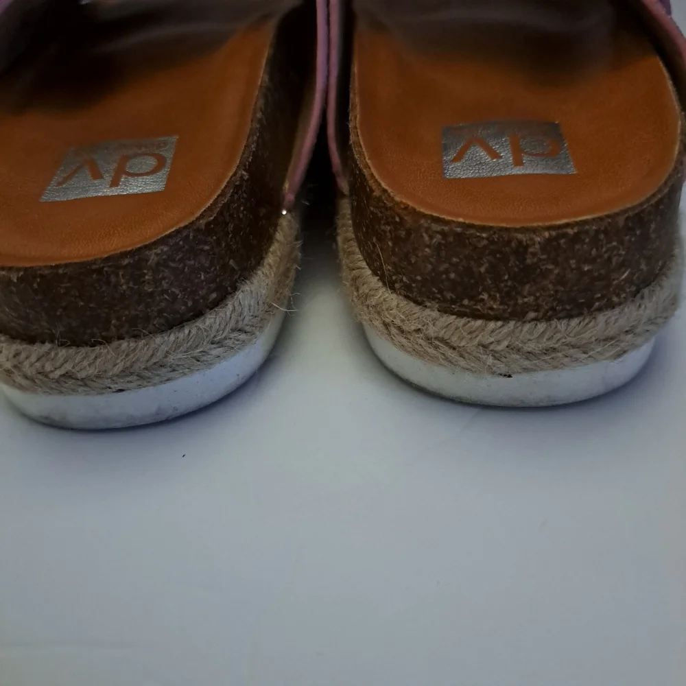 Dolce Vita Cillean Double Strap Glitter Slide Sandals Big Girl's 4